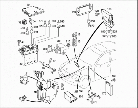 Mercedes Air Shock Wiring Diagram from www.iauto.lt