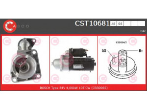 CASCO CST10681AS starteris 
 Elektros įranga -> Starterio sistema -> Starteris
1387381, 1387383, AELD021