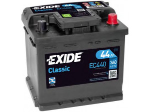 EXIDE _EC440 starterio akumuliatorius; starterio akumuliatorius 
 Elektros įranga -> Akumuliatorius
73325164, E3710-1C044, E3710044C0
