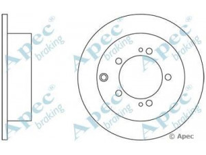 APEC braking DSK2317 stabdžių diskas 
 Dviratė transporto priemonės -> Stabdžių sistema -> Stabdžių diskai / priedai
MB895200, MB928716