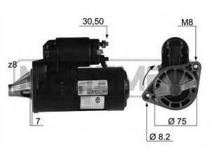 MESSMER 220196 starteris 
 Elektros įranga -> Starterio sistema -> Starteris
M1T70281, M1T70283, M1T75283, 31100-64B12