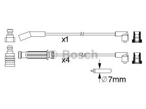 BOSCH 0 986 357 212 uždegimo laido komplektas 
 Kibirkšties / kaitinamasis uždegimas -> Uždegimo laidai/jungtys
GHT 257