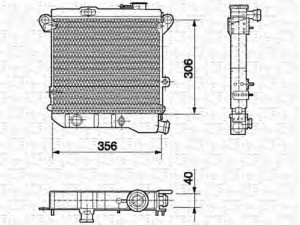 MAGNETI MARELLI 350213416000 radiatorius, variklio aušinimas 
 Aušinimo sistema -> Radiatorius/alyvos aušintuvas -> Radiatorius/dalys
82397785, 82357295, 82397785