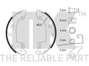 NK 2799490 stabdžių trinkelių komplektas 
 Techninės priežiūros dalys -> Papildomas remontas
95624959, 95625020, 423807