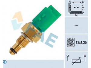 FAE 33695 siuntimo blokas, aušinimo skysčio temperatūra 
 Elektros įranga -> Jutikliai
16970-BN700, 22630-00Q1N, 22670-00Q1N