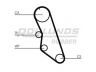 ROULUNDS RUBBER RR1029 paskirstymo diržas 
 Techninės priežiūros dalys -> Papildomas remontas
95639605, 96100158, 96141369, 9619779380