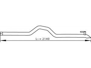 DINEX 74605 išleidimo kolektorius 
 Išmetimo sistema -> Išmetimo vamzdžiai
906.490.0121, 2E0253681A