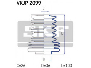 SKF VKJP 2099 gofruotoji membrana, vairavimas 
 Vairavimas -> Gofruotoji membrana/sandarinimai
77 05 542 94