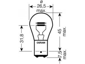 OSRAM 7538LDR lemputė, galinis žibintas; lemputė, stabdžių žibintas; lemputė, galinis rūko žibintas; lemputė, galinis žibintas; lemputė, galinis žibintas; lemputė, stabdžių žibintas; lemputė, galinis rūko žibintas; lemputė, galinis žibintas; lemputė, rūko/galinis žibin 
 Elektros įranga -> Šviesos -> Kombinuotas galinis žibintas/dalys -> Kombinuoto galinio žibinto lemputė
