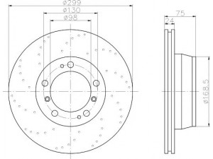 HELLA PAGID 8DD 355 121-811 stabdžių diskas 
 Stabdžių sistema -> Diskinis stabdys -> Stabdžių diskas
98135203100, 98135203200, 98735203100