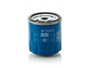 MANN-FILTER W 712/11 alyvos filtras 
 Filtrai -> Alyvos filtras
29932, 5002 394, 5002 732, A 760 X 6741 NA