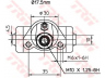 TRW BWC150 rato stabdžių cilindras 
 Stabdžių sistema -> Ratų cilindrai
4404483, 4404484, 791159, 4404484