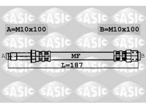 SASIC 6606006 stabdžių žarnelė 
 Stabdžių sistema -> Stabdžių žarnelės
1044504, 7M3611776A, 7M3611776A