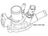 WAHLER 410871.80D termostatas, aušinimo skystis 
 Aušinimo sistema -> Termostatas/tarpiklis -> Thermostat
5521 5006, 0489 2642 AC, 5521 5006