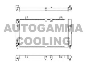 AUTOGAMMA 107372 radiatorius, variklio aušinimas 
 Aušinimo sistema -> Radiatorius/alyvos aušintuvas -> Radiatorius/dalys
11181301012