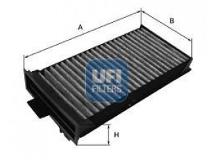 UFI 54.232.00 filtras, salono oras 
 Techninės priežiūros dalys -> Techninės priežiūros intervalai
7711426872, 8201055426, 8201370532