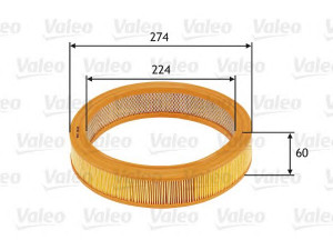 VALEO 585620 oro filtras 
 Filtrai -> Oro filtras
052129620, 056129620, 056129620M