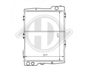 DIEDERICHS 8101123 radiatorius, variklio aušinimas 
 Aušinimo sistema -> Radiatorius/alyvos aušintuvas -> Radiatorius/dalys
4640422, 46405421, 46405475, 46556323