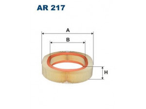 FILTRON AR217 oro filtras 
 Techninės priežiūros dalys -> Techninės priežiūros intervalai
148, 834800, 3469829, 7998044, 834232