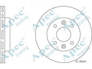 APEC braking DSK199 stabdžių diskas 
 Dviratė transporto priemonės -> Stabdžių sistema -> Stabdžių diskai / priedai
4020600QAJ, 7700756572, 7701204286