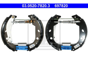 ATE 03.0520-7820.3 stabdžių trinkelių komplektas 
 Techninės priežiūros dalys -> Papildomas remontas