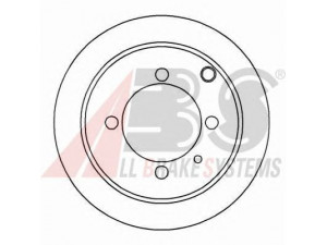A.B.S. 16472 stabdžių diskas 
 Dviratė transporto priemonės -> Stabdžių sistema -> Stabdžių diskai / priedai
MB 668083, MB 699964, MB 857978