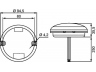 HELLA 2SD 357 028-001 kombinuotas galinis žibintas