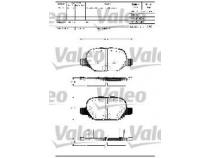 VALEO 601327 stabdžių trinkelių rinkinys, diskinis stabdys 
 Techninės priežiūros dalys -> Papildomas remontas
77366388