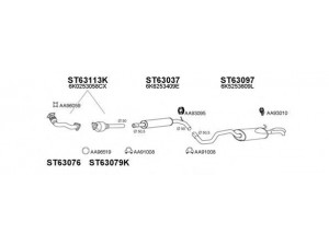 VENEPORTE 800190 išmetimo sistema 
 Išmetimo sistema -> Išmetimo sistema, visa