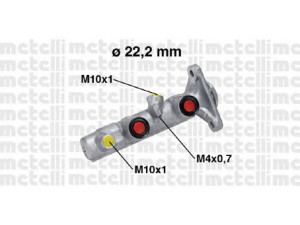 METELLI 05-0591 pagrindinis cilindras, stabdžiai 
 Stabdžių sistema -> Pagrindinis stabdžių cilindras
47201-1A150