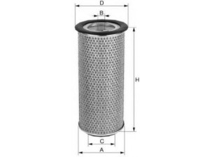 UNIFLUX FILTERS XA1250 oro filtras 
 Techninės priežiūros dalys -> Techninės priežiūros intervalai
81866927, 1821 366, 1823 934, D 9 NN 9601 AA