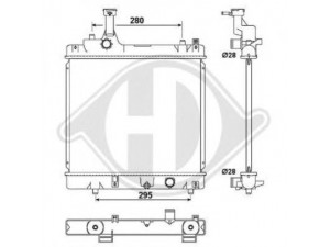 DIEDERICHS 8640505 radiatorius, variklio aušinimas 
 Aušinimo sistema -> Radiatorius/alyvos aušintuvas -> Radiatorius/dalys