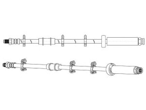 CEF 512815 stabdžių žarnelė 
 Stabdžių sistema -> Stabdžių žarnelės
71736975
