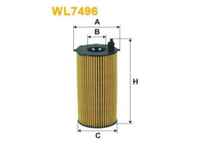 WIX FILTERS WL7496 alyvos filtras 
 Techninės priežiūros dalys -> Techninės priežiūros intervalai
K68032204AA, K68032204AB