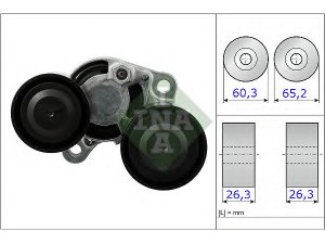 INA 534 0482 10 įtempiklio svirtis, V formos rumbuotas diržas 
 Diržinė pavara -> V formos rumbuotas diržas/komplektas -> Įtempiklis
11 28 7 810 807, 7 810 807