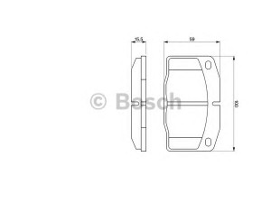 BOSCH 0 986 465 141 stabdžių trinkelių rinkinys, diskinis stabdys 
 Techninės priežiūros dalys -> Papildomas remontas
90398758, 90443902, 1605496, 1605586