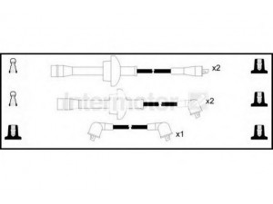 STANDARD 73603 uždegimo laido komplektas 
 Kibirkšties / kaitinamasis uždegimas -> Uždegimo laidai/jungtys
90919-21030, 90919-21101, 90919-21188
