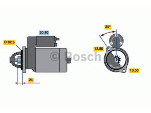 BOSCH 0 986 011 010 starteris
01162510, 01164414, 116 4414