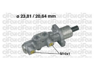 CIFAM 202-575 pagrindinis cilindras, stabdžiai 
 Stabdžių sistema -> Pagrindinis stabdžių cilindras
8602303, 91577379