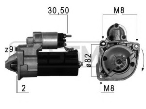 MESSMER 220610 starteris 
 Elektros įranga -> Starterio sistema -> Starteris
51832949, 55832949