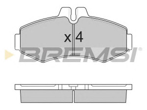 BREMSI BP2821 stabdžių trinkelių rinkinys, diskinis stabdys 
 Techninės priežiūros dalys -> Papildomas remontas
0004214110, 000421411010, 0004214120