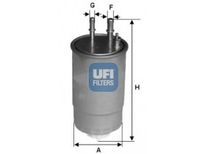 UFI 24.ONE.0B kuro filtras 
 Techninės priežiūros dalys -> Papildomas remontas
1610192280, 1371439080, 77366565