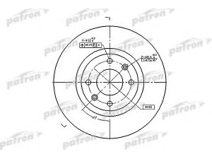 PATRON PBD4183 stabdžių diskas 
 Dviratė transporto priemonės -> Stabdžių sistema -> Stabdžių diskai / priedai
4246W2, 424918, 4246W8, 424917