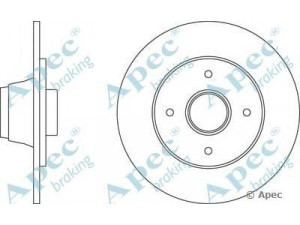 APEC braking DSK249 stabdžių diskas 
 Dviratė transporto priemonės -> Stabdžių sistema -> Stabdžių diskai / priedai
7700805148, 7701204303