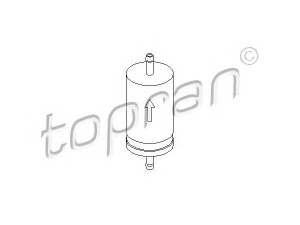 TOPRAN 103 993 kuro filtras 
 Techninės priežiūros dalys -> Papildomas remontas
1567 86, 6N0 201 511A, 6U0 201 511D