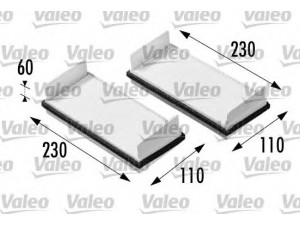 VALEO 698712 filtras, salono oras 
 Techninės priežiūros dalys -> Techninės priežiūros intervalai
1718962, 1808609, 52470574, 9121653