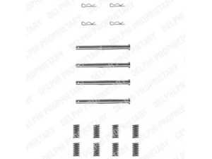 DELPHI LX0177 priedų komplektas, diskinių stabdžių trinkelės 
 Stabdžių sistema -> Diskinis stabdys -> Stabdžių dalys/priedai