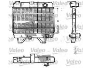VALEO 810881 radiatorius, variklio aušinimas 
 Aušinimo sistema -> Radiatorius/alyvos aušintuvas -> Radiatorius/dalys
1300-B0, 1300B0