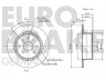 EUROBRAKE 5815203623 stabdžių diskas 
 Stabdžių sistema -> Diskinis stabdys -> Stabdžių diskas
569209, 90512909
