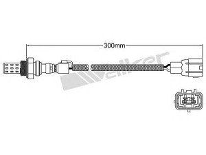 WALKER PRODUCTS 250-22010 lambda jutiklis 
 Variklis -> Variklio elektra
89465 16110, 89465 97404